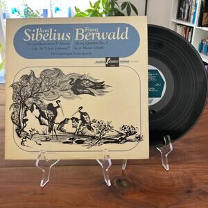 Jean Sibelius Franz Berwald String Quartet In D Minor Op. 56 LP Turnabout 34091S